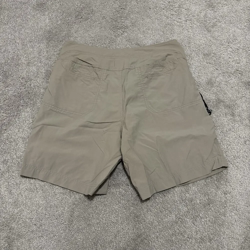 Mountain Hardwear Shorts Mens Medium Brown Outdoor Hiking Performance Tech Nylon